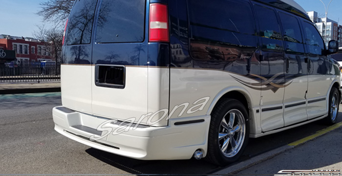 Custom Chevy Express Van  Rear Bumper (1996 - 2024) - $650.00 (Part #CH-013-RB)